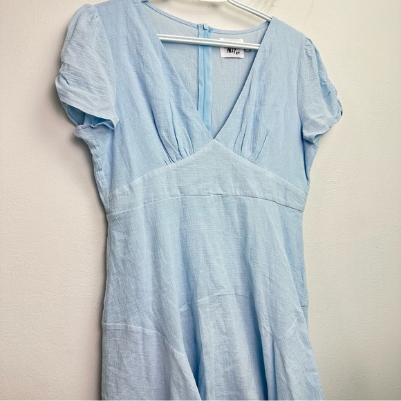 Princess Polly The Sting Mini Dress Size 8 Baby Blue - Picture 6 of 9